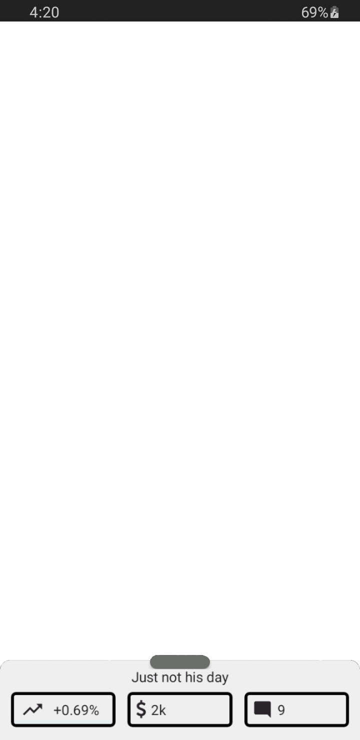 StonksPro App Navigation Overlay Light